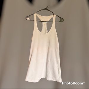 Lululemon light grayish Racerback Tank Top